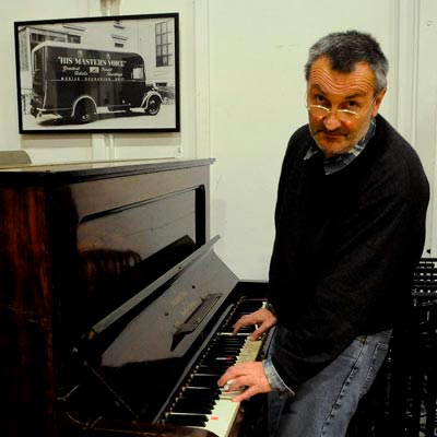 Winfried Dulisch in den Abbey Road Studios in London