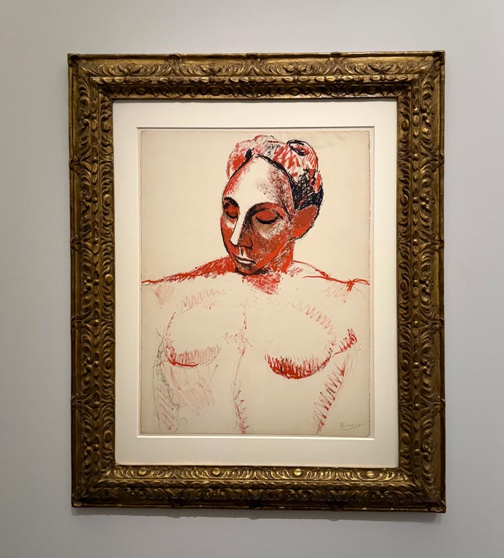 Pablo Picasso 'Femme a la tete rouge' 1906-1907