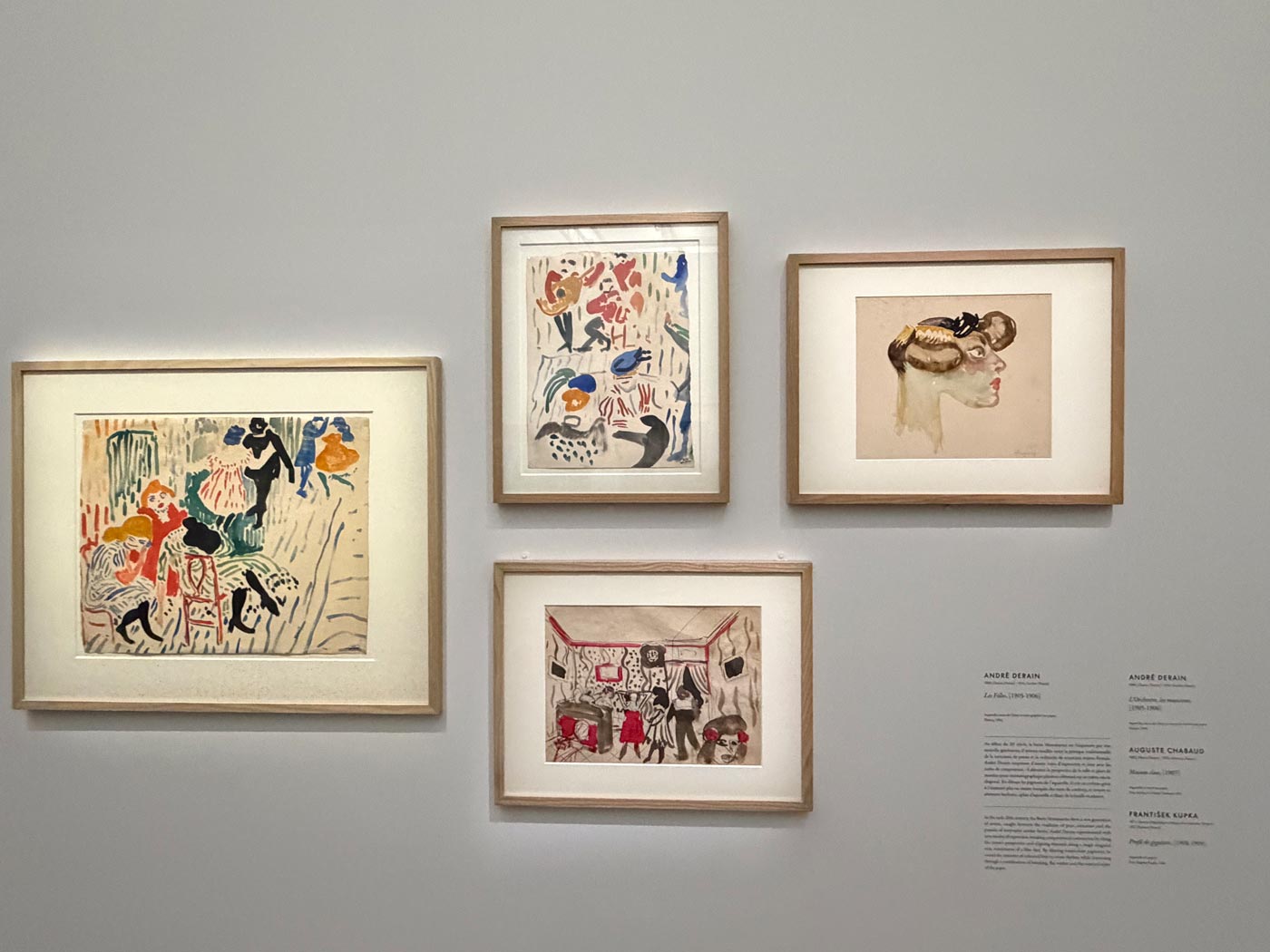 Andre Derain, Auguste Chabaud, Frantisek Kupka