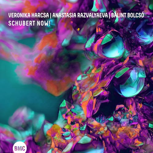 Veronika Harcsa, Anastasia Razvalyaeva & Márton Fenyvesi - Schubert Now! - Albumcover