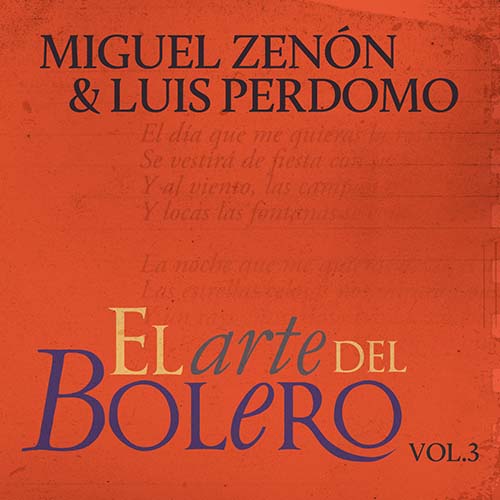 Miguel Zenón & Luis Perdomo - El Arte del Bolero, Vol. 3
