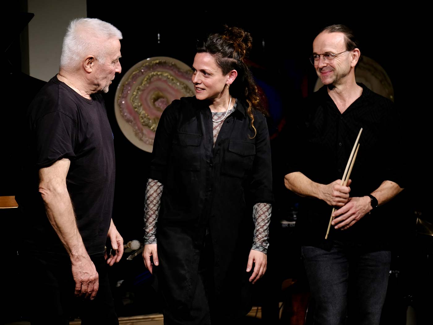 Lucas Niggli, Barry Guy und Jordina Millà