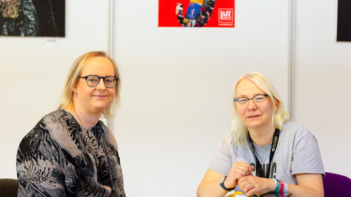 Foto von Róberta Andersen und Angela Ballhorn