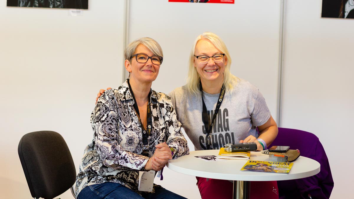 Foto von Sunna Gunnlaugs und Angela Ballhorn