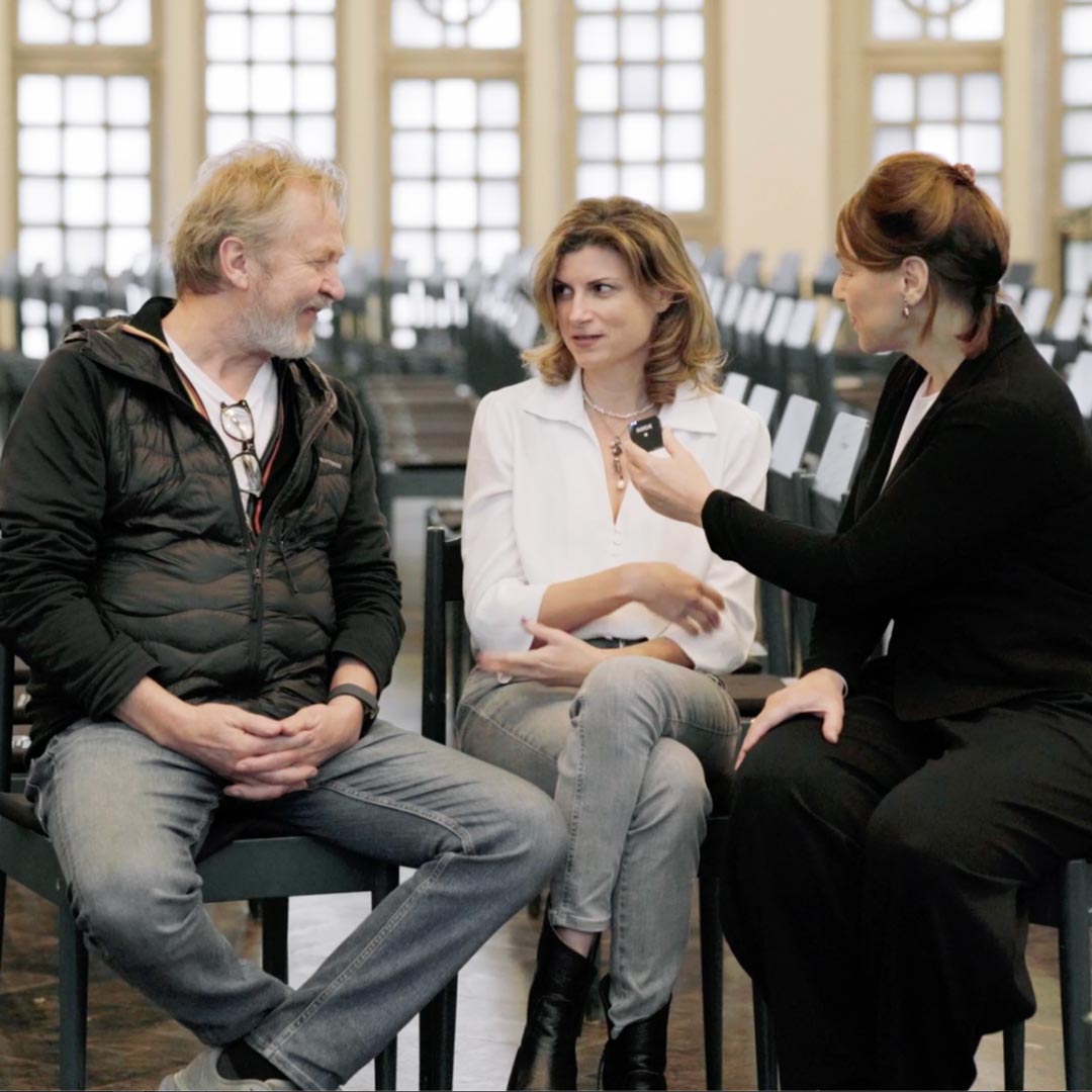 Tania Giannouli und Nils Petter Molvaer im Gespräch