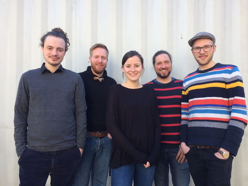 Robert Lüngen, Sven-Michael Salzer, Sina-Mareike Schulte, Peter Schwebs und Fynn Großmann